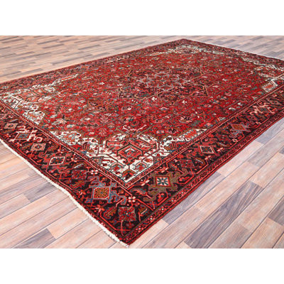 Wellsburg One-of-a-Kind 7'7" X 11' 1960s Wool Area Rug Red | Wayfair North America