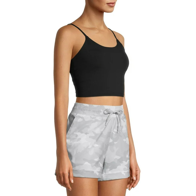 Avia Low Impact Sports Crop with Shelf Bra and Removable Pads - Walmart.com | Walmart (US)