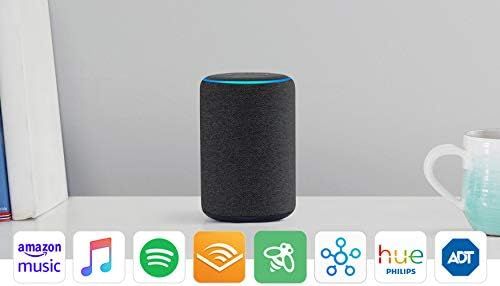 Echo Plus (2nd Gen) - Premium sound with built-in smart home hub - Charcoal | Amazon (US)