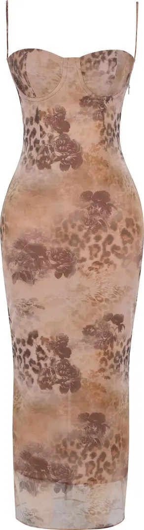 Aiza Floral Underwire Cocktail Dress | Nordstrom