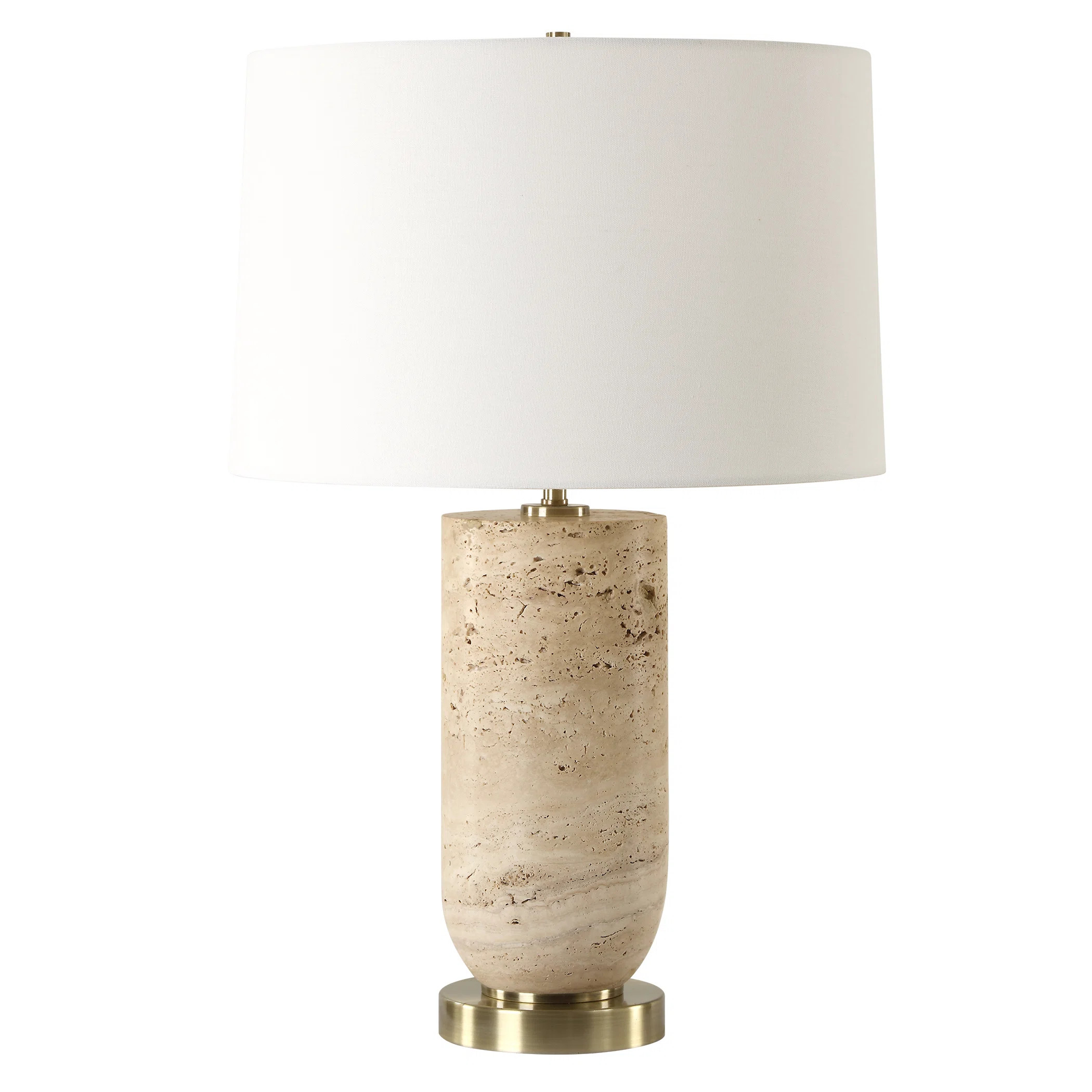 Mercer41 Folch Travertine Table Lamp | Wayfair North America