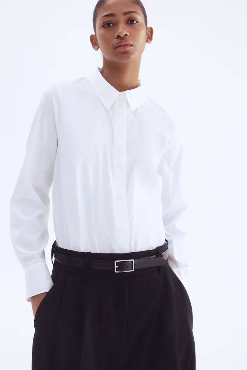 Cotton-blend Shirt | H&M (US + CA)