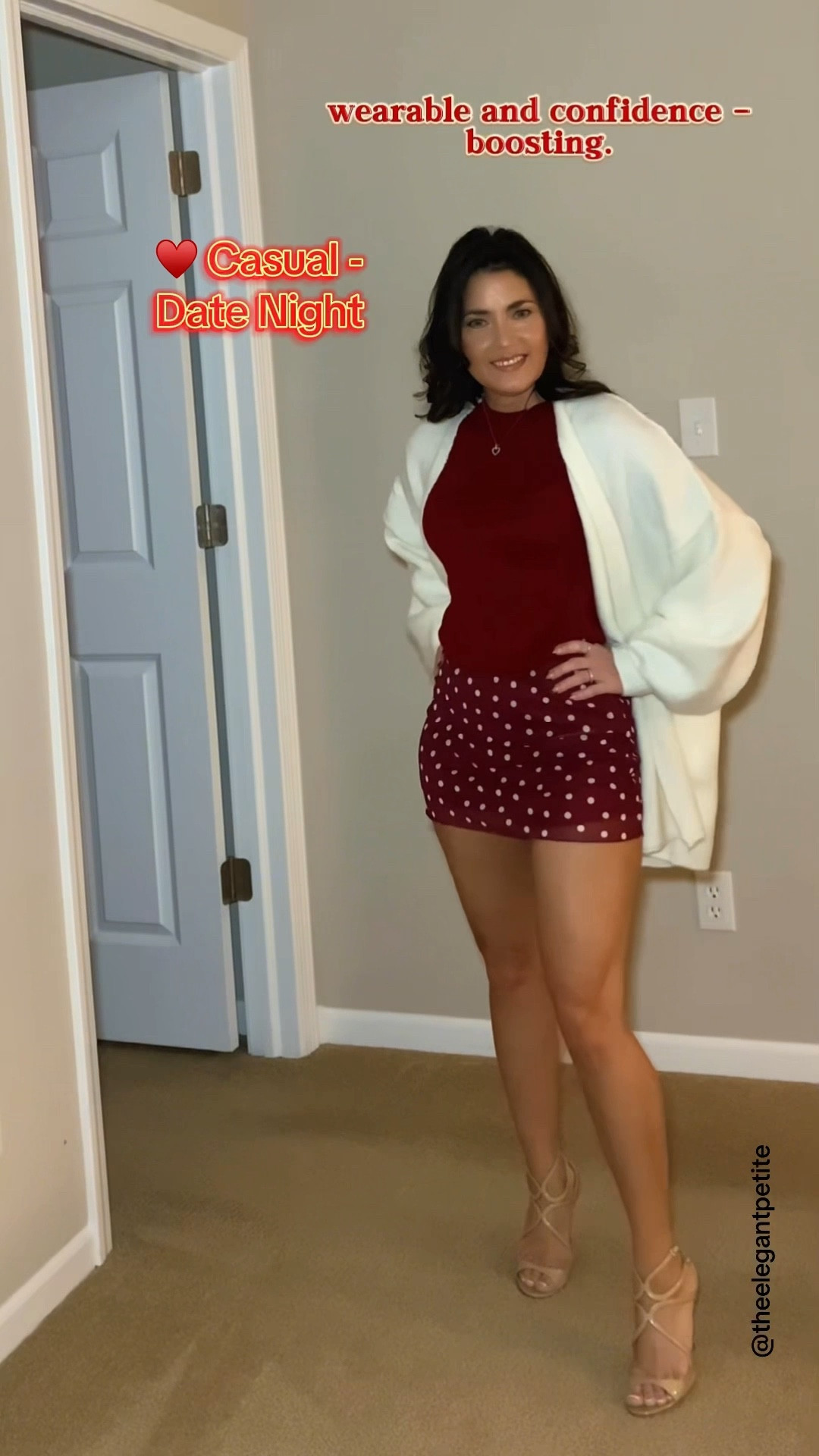 This one’s for date night ♥️ Week 3 of my Valentine’s outfit inspo series - bold, flirty, and confident.   

#LTKValentine 

#LTKootd #LTKPetite