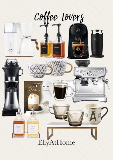 Coffee lovers, Coffemakers, espresso, cappuccino, mugs, cups, coffee accessories, coffee syrups. Coffee bar essentials. Some selections on sale. Amazon, Anthropologie, target . Free shipping. 

#LTKhome #LTKfindsunder50 #LTKsalealert