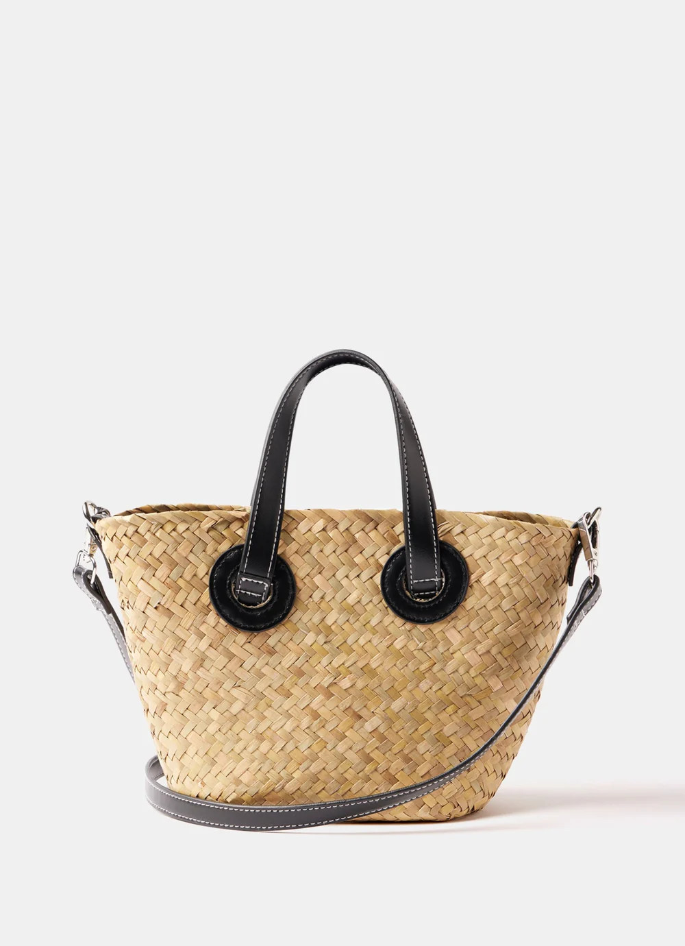 Neutral Woven Basket Bag | Mint Velvet