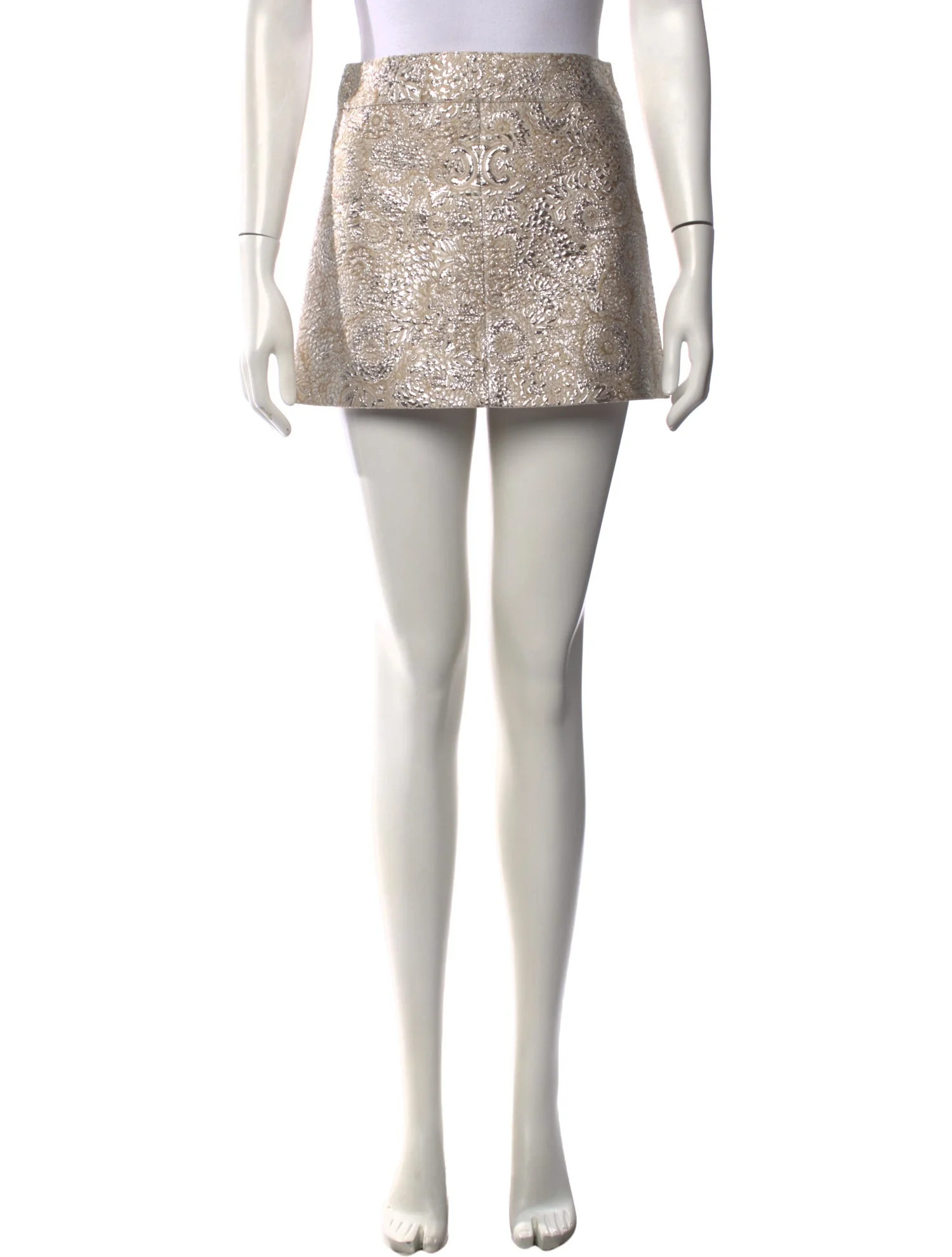 Celine Jacquard Mini Skirt | The RealReal