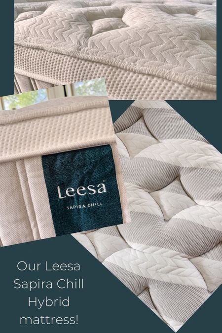 @leesasleep has a mattress for everyone! We have the Sapira Chill Hybrid in the medium-first and it has changed the way we feel about sleep! Leesa has so many mattresses to choose from depending on your needs. Check out the mattresses I have linked below and choose one based on your need for support, cooling, hybrid, pressure release, and much more. Follow my shop @rignellranch on the @shop.LTK app to shop this post and get my exclusive app-only content!
#leesasleep #leesa ad 

#LTKMens #LTKStyleTip #LTKHome