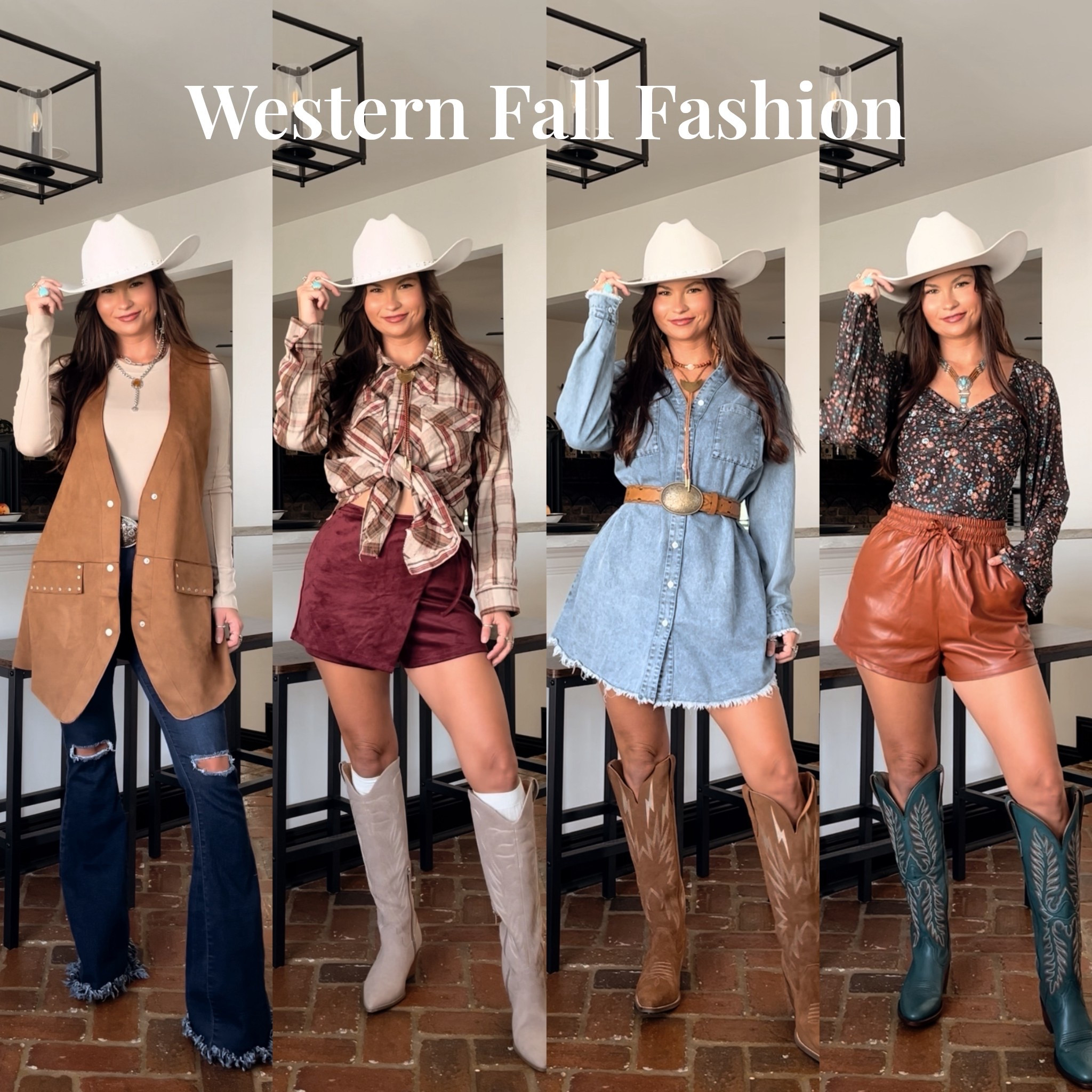 Fall looks with boots and cowgirl hat! Suede, leather, and denim! Bolos from November maker 

#LTKStyleTip #LTKHoliday #LTKSeasonal