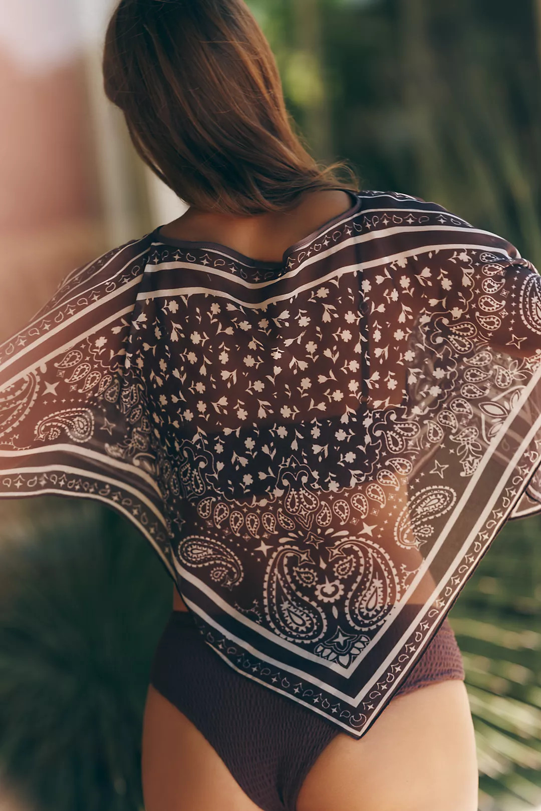 By Anthropologie Printed Scarf Poncho | Anthropologie (US)