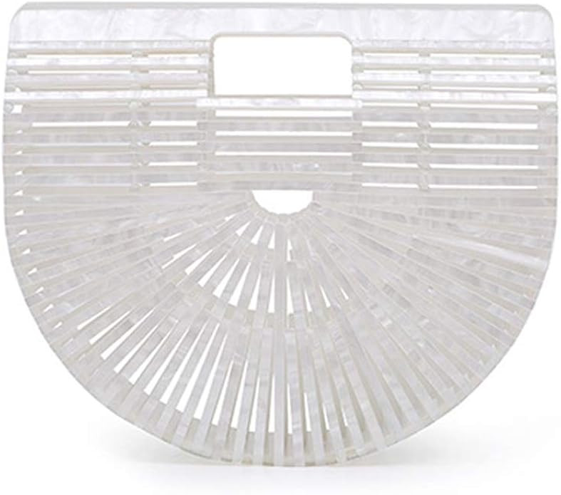 Vakaer Womens Acrylic Clutch Handbag Large Tote Bag Beach Bag | Amazon (US)