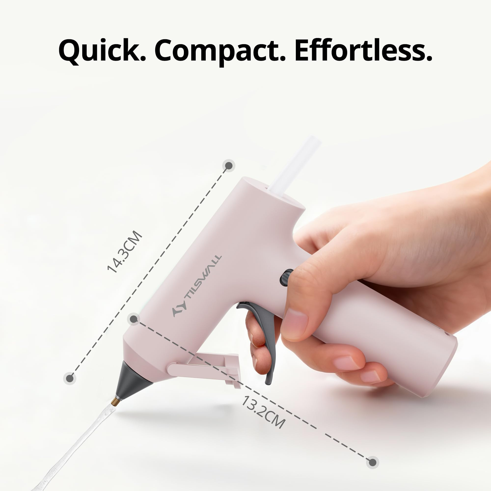 Tilswall Cordless Hot Glue Gun, Fast Preheating with 2000mAh Built-in Battery Hot Melt Glue Gun, ... | Amazon (US)