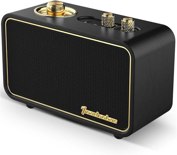 Retro Wood Bluetooth Radio with Built-in Speakers, Wireless Portable Speakers with Subwoofer-Eleg... | Amazon (US)