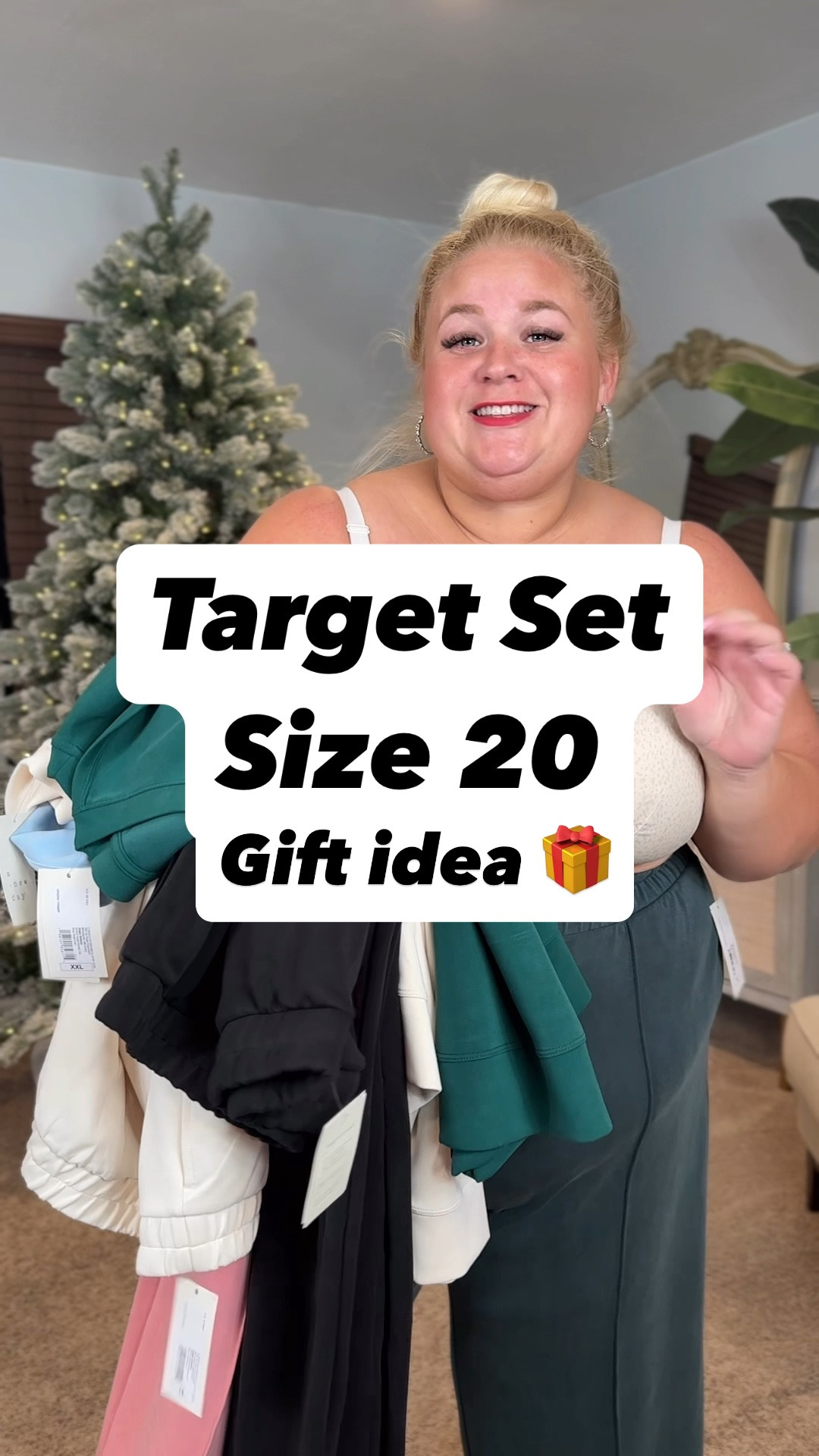 Viral target set is back! Wearing 1x
It will sell out quickly! Great gift idea for anyone in your life that loves something lux! 

#LTKGiftGuide #LTKPlusSize #LTKHoliday