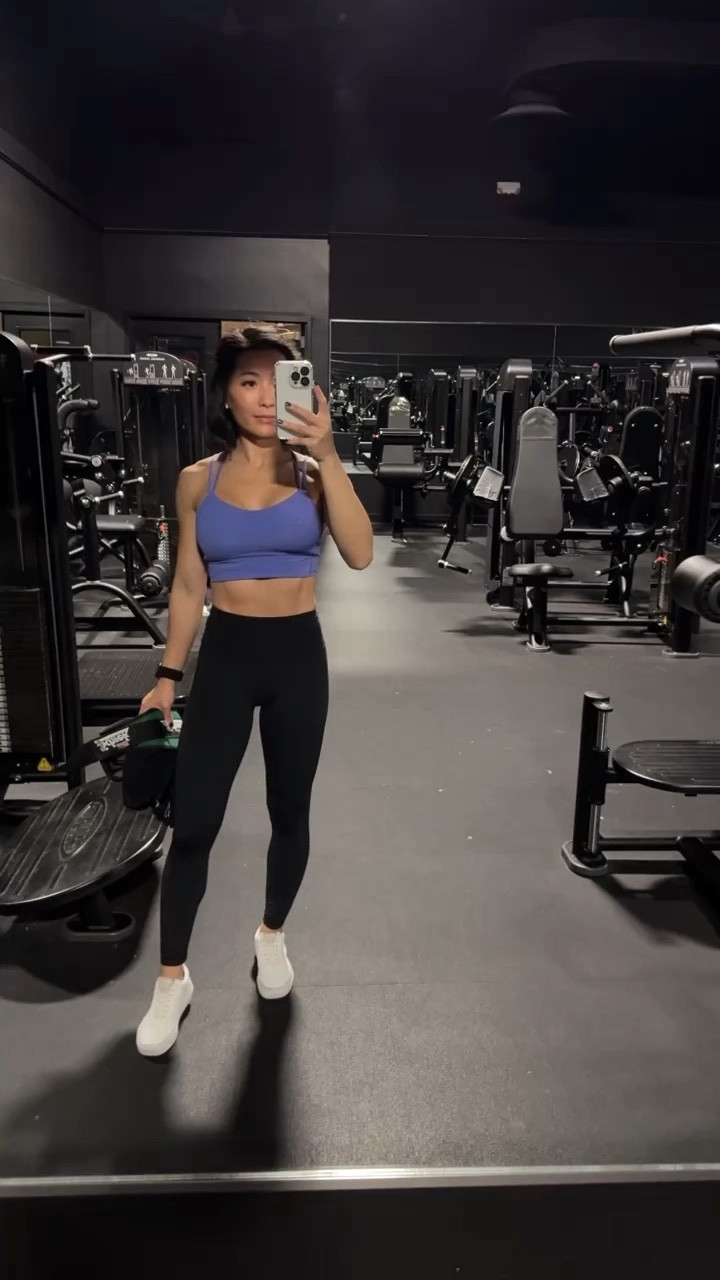 Lululemon like a cloud bra longline- ribbed version, wearing size 6, TTS

Lululemon align leggings- 25” inseam and wearing size 0, TTS

White leather vans- great for leg day, TTS!

Activewear
Stylish 
Trendy
Performance
Comfort
Workout
Gym 
Athletic 
Athleisure 
Fitness 
Gym outfits
OOTD
WOTD
Yoga
Pilates
Cardio
Bodybuilding 
Fit body
Exercise
Resistance training 
Functional training
Abs, core
Leg day
Weights
CrossFit
Interval training, HIIT
Squats, planks, deadlifts, recovery, protein, healthy, health, muscles
Petite stylee

#LTKstyletip #LTKfitness #LTKGiftGuide