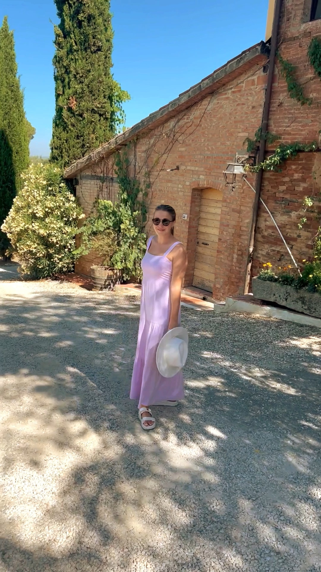 Amazon fashion, Amazon dress, Amazon sundress, purple dress, dress pockets, sun hat, vacation outfits, Italy outfits, Tuscany outfit, maxi dress, casual dress, Amazon 

#LTKSeasonal #LTKVideo #LTKtravel
