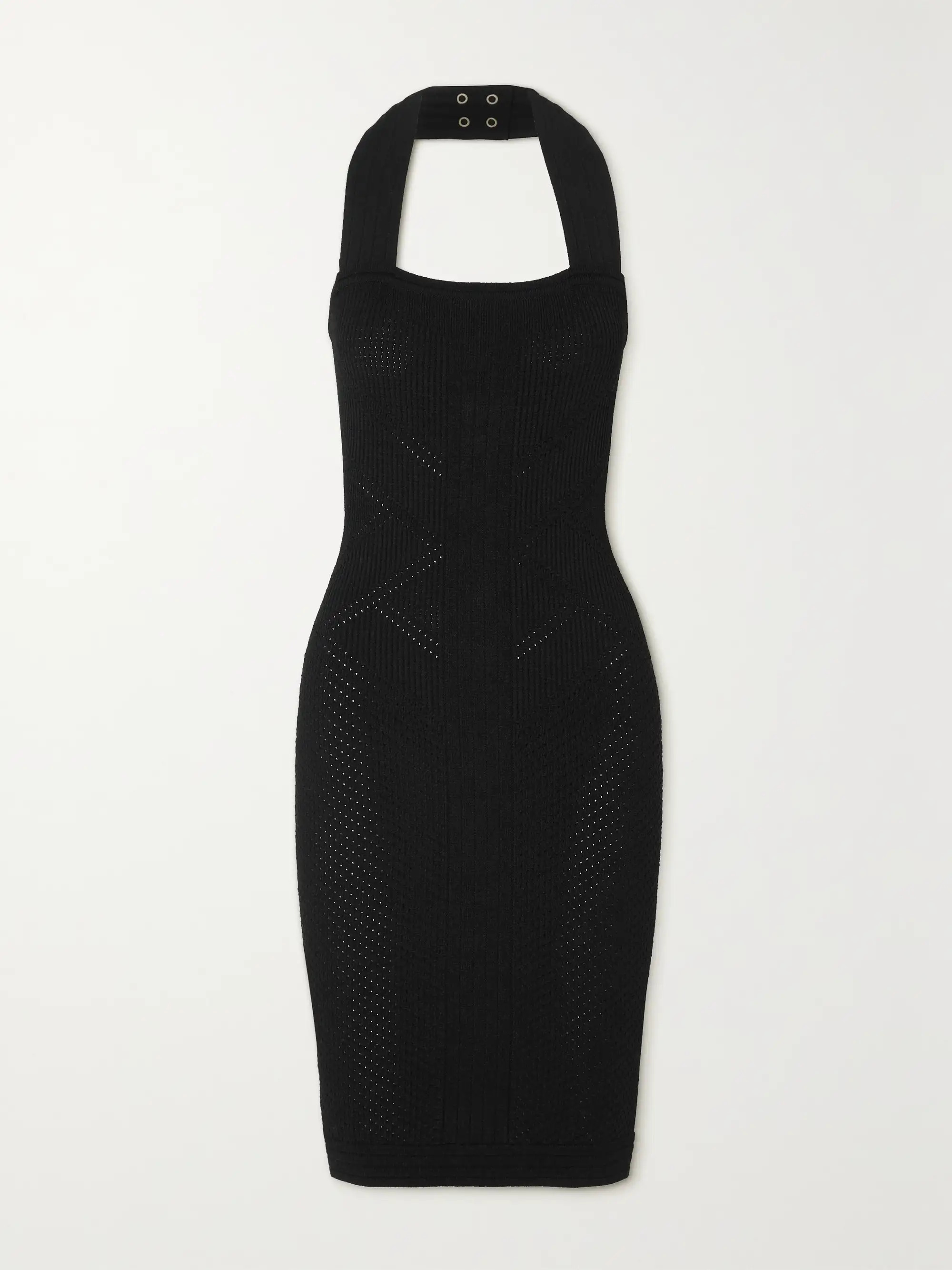 Ribbed-knit halterneck dress | NET-A-PORTER (UK & EU)
