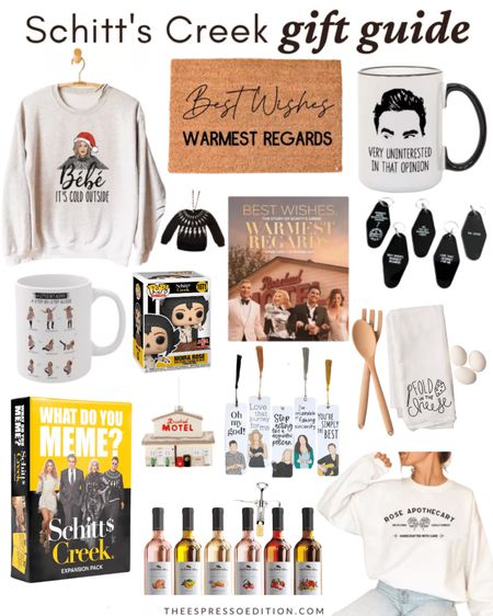 Ew, David! 🙄 If you’re a Schitt’s Creek fan (or have a SC fan in your life), look no further than this guide for the best gifts you can find 🎁 Ornaments, games, shirts, and more 🙌🏼 Best wishes, warmest regards 🤍



#LTKGiftGuide #LTKSeasonal #LTKHoliday