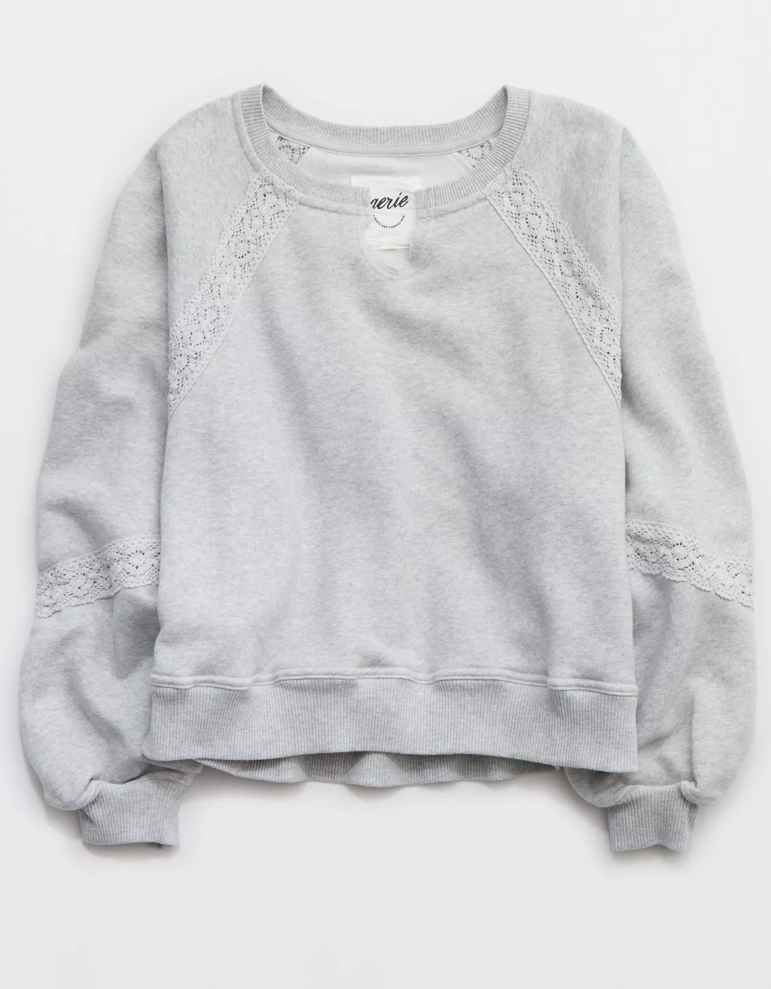 Aerie Hey Crochet Sweatshirt | Aerie
