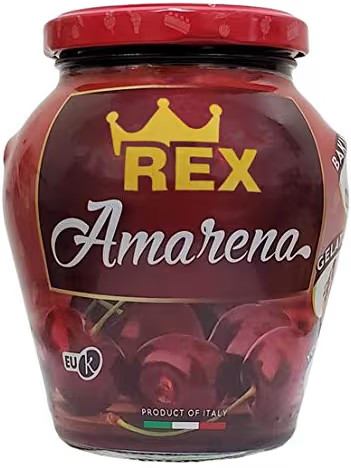 Sanniti REX Italian Amarena Cherries in Syrup, 16.23 Ounce | Amazon (US)