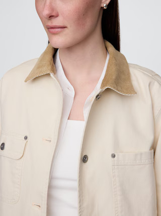 Corduroy-Collar Barn Jacket | Gap (US)