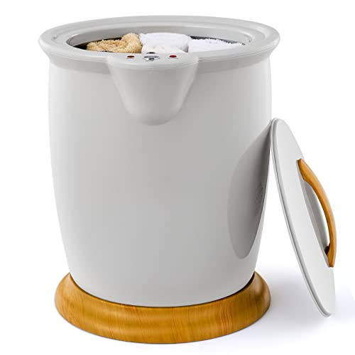 Tangkula Towel Warmer Bucket, 20L Luxury Towel Warmer with Fragrance Holder, Removable Lid, One-Button Control, Auto Shut Off, Bucket Towel Heater for Two 40" x 70" Bath Towels, Bathrobes, Spa | Amazon (US)