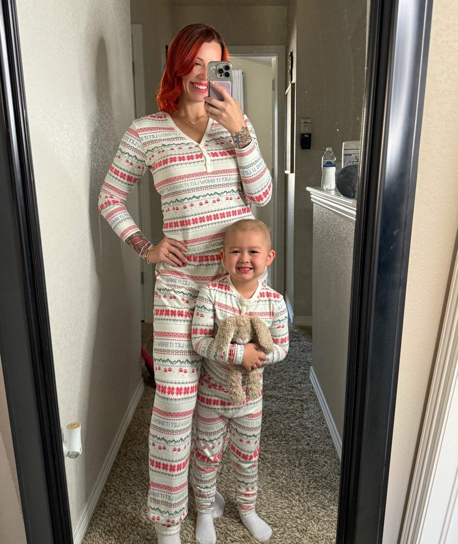 Matching Christmas pjs 😍 I had to size up two sizes for the kids. Rylee is usually a 5T but I got her a 6 in kids. I’m wearing a woman’s medium top and large bottoms.

#LTKFindsUnder50 #LTKmomlife #LTKHoliday