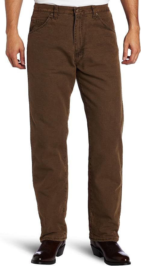 Wrangler Rugged Wear Men's Woodland Thermal Jean | Amazon (US)