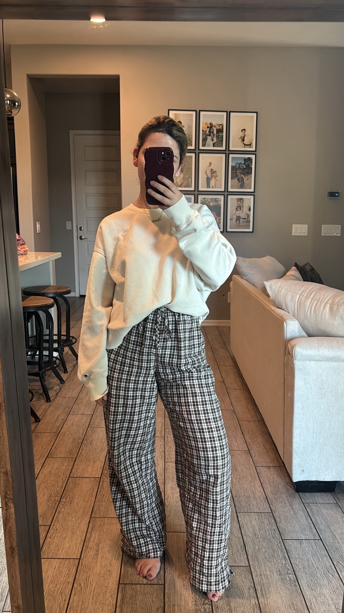 M sweatshirt & XS pants 

#targetfinds #targetstyle #momstyle #cozystyle #comfystyle #outfits #affordablestyle #target #sweatshirt #fallstyle 

#LTKFallSale #LTKSaleAlert #LTKStyleTip