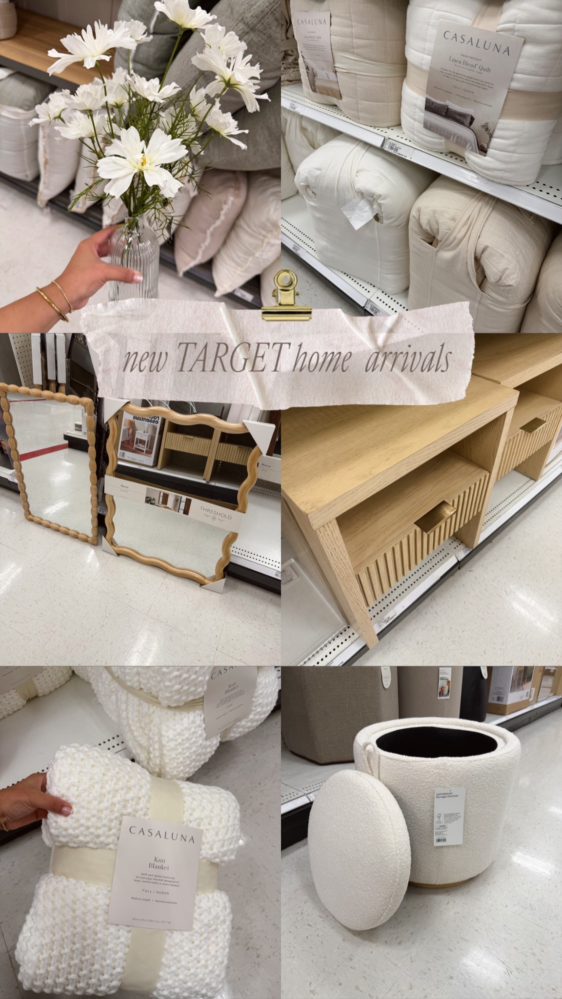 New target home finds for spring 🌸

#target #targetfinds #targethome #homedecor #nightstands #ottoman #bedding #casaluna #springg

#LTKSeasonal #LTKSaleAlert #LTKHome
