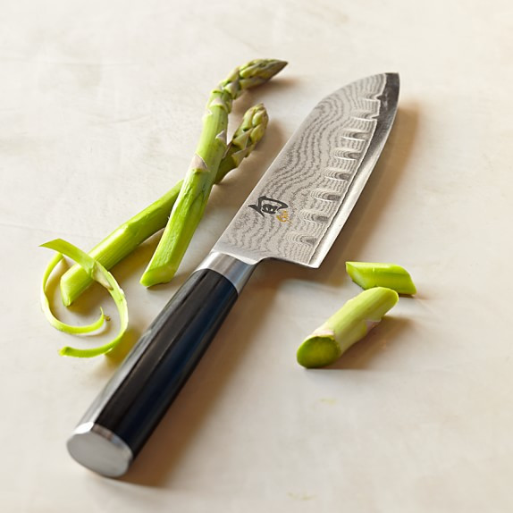 Shun Classic Hollow-Ground Santoku Knife | Williams-Sonoma