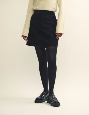 Organic Cotton Mini A-Line Skirt | Marks & Spencer (UK)