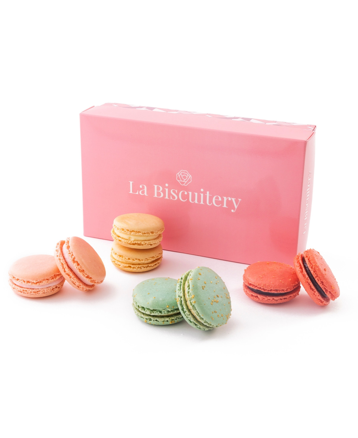 La Biscuitery La Vie En Rose Box of 12 Macarons | Macy's