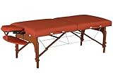 Master Massage 31" Santana LX Portable Massage Table Package, Memory Foam Reiki Mountain Red, Chestn | Amazon (US)
