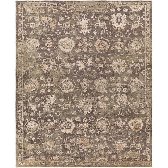 BoutiqueRugs Cantley Traditional Area Rug - Charcoal, Cream, Dark Brown - 2' x 3' | Walmart (US)