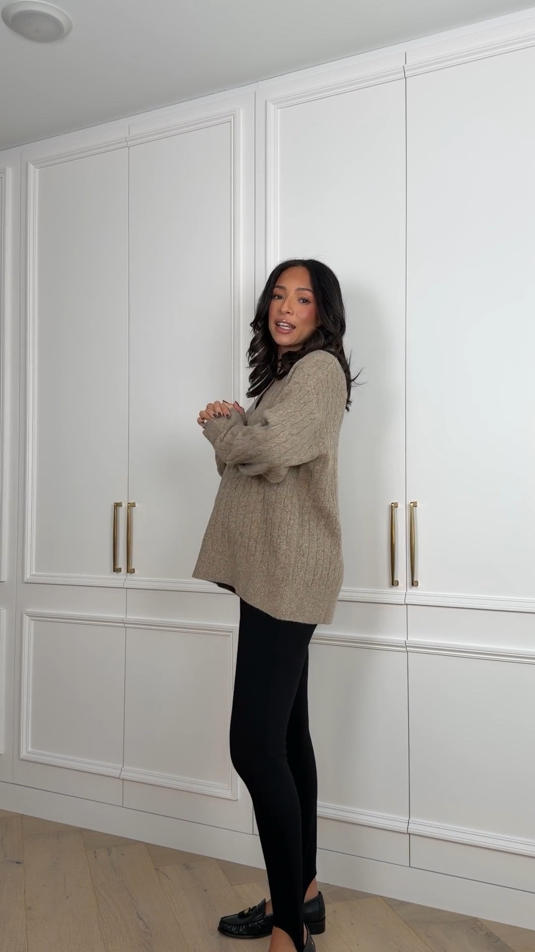 Fall outfit 🍂 Wearing size M cable knit polo sweater and size S stirrup leggings 

Casual outfit 
Weekend outfit 
Fall fashion
Zara outfit
Bump friendly outfit 
Pregnancy outfit 

#LTKFindsUnder100 #LTKSeasonal #LTKStyleTip