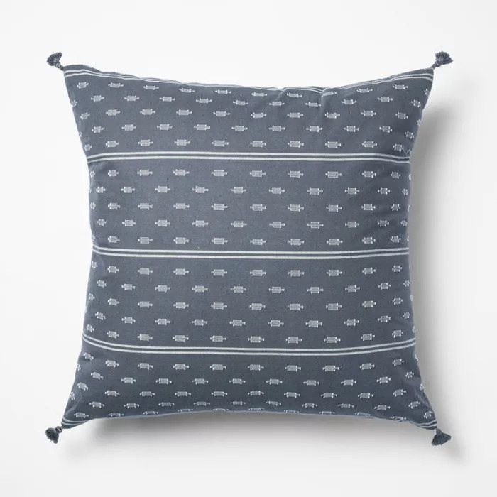 Woven Dobby Throw Pillow Blue/Neutral - Threshold™ designed with Studio McGee | Target