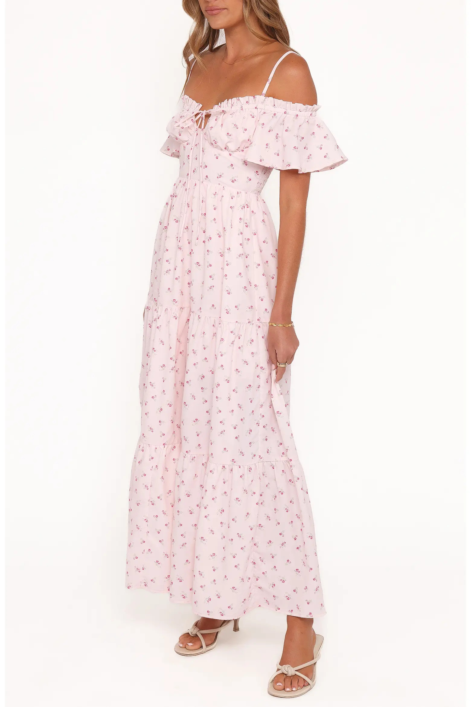 Lachay Ditsy Floral Cold Shoulder Maxi Dress (Women) | Nordstrom | Nordstrom