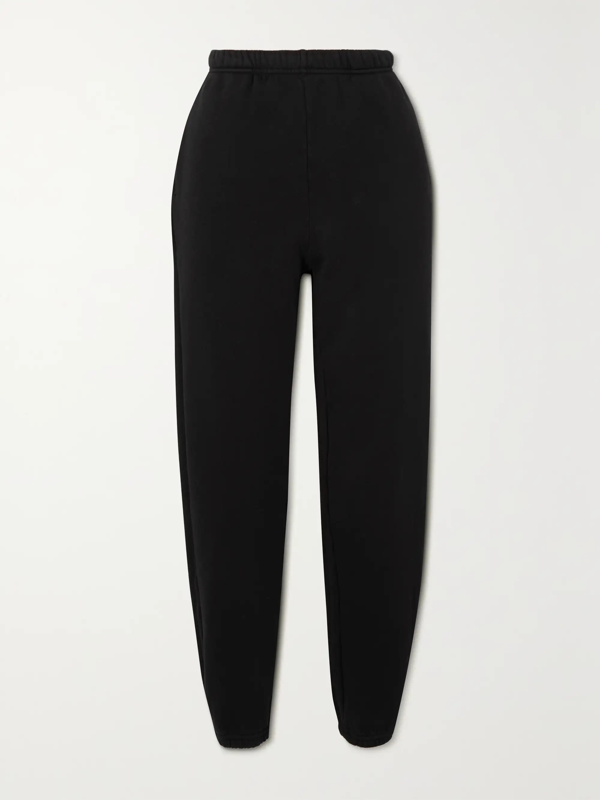 Black Cotton-jersey track pants | LES TIEN | NET-A-PORTER | NET-A-PORTER (US)