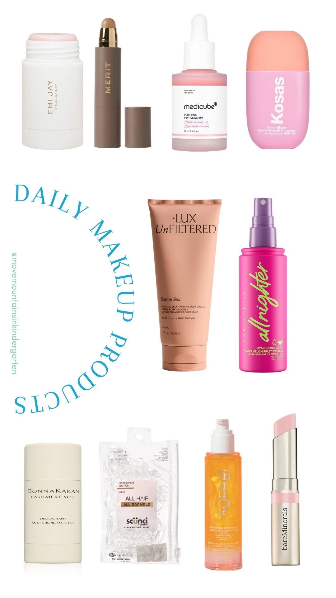 My current daily makeup lineup! 

#LTKBeauty #LTKmorningroutine #LTKgrwm