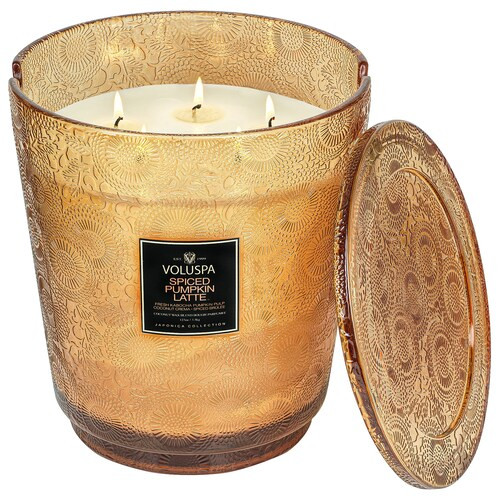 VOLUSPASpiced Pumpkin Latte Glass Candle | Sephora (US)