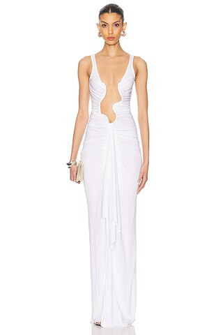 Salacia Jersey Drape Dress | FWRD 