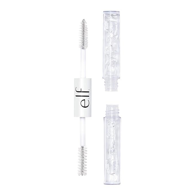 e.l.f. Clear Brow & Lash Mascara, Dual-Sided Brushable Clear Gel For Groomed Brows & Eyelashes, L... | Amazon (US)