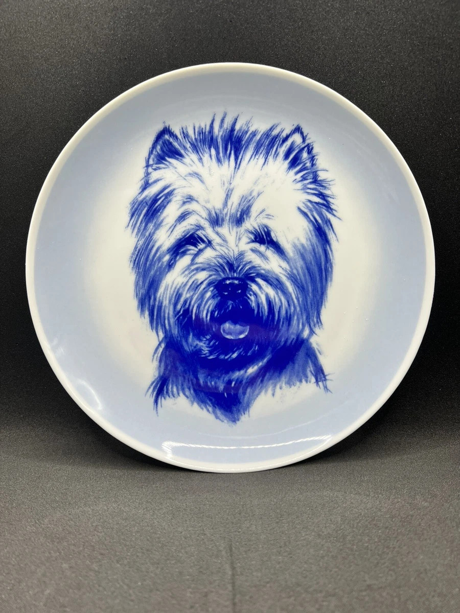 Hundeplatte West Highland White Terrier Porcelian Tove Svendson Dog Plate | eBay US