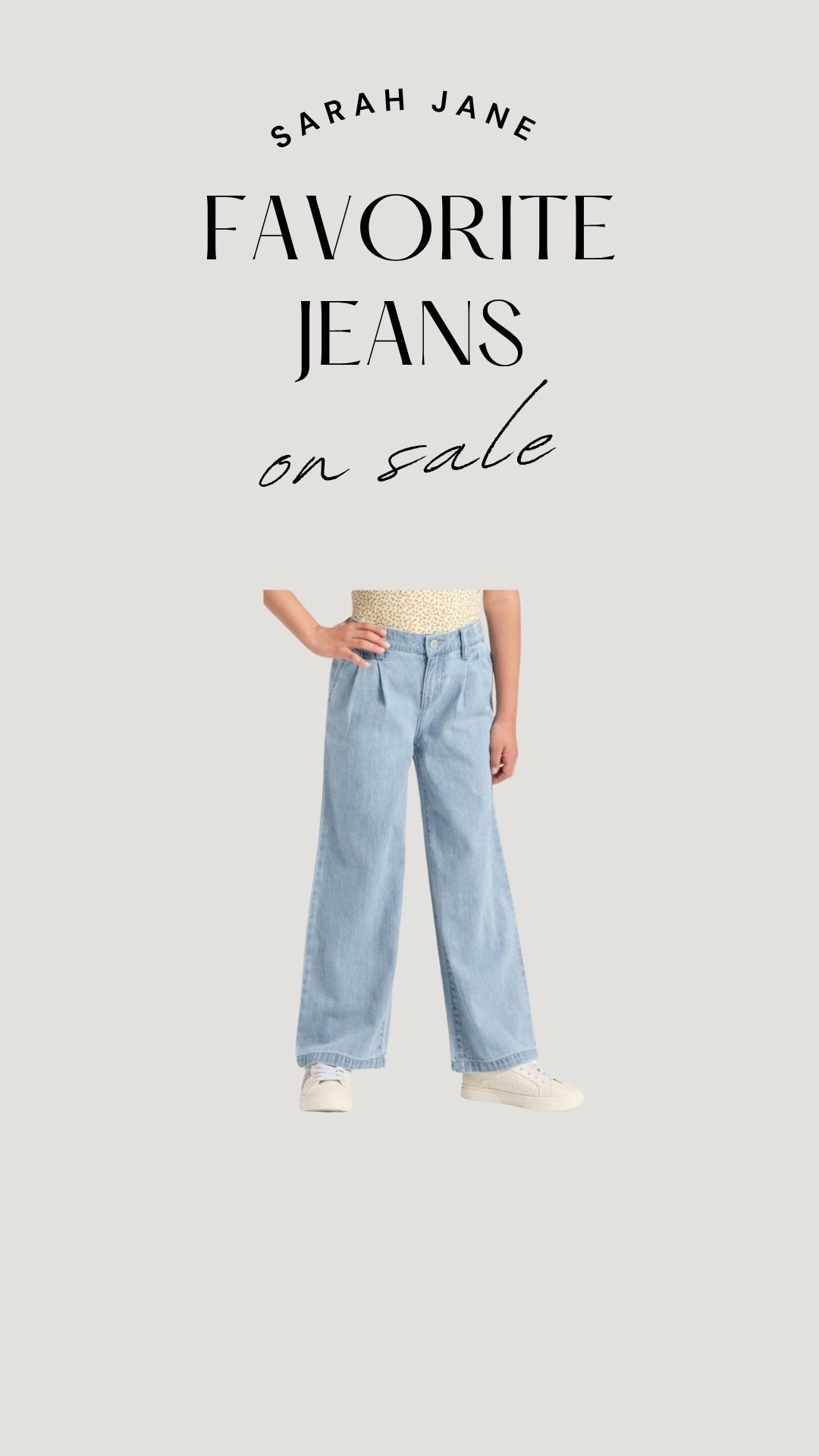 Some of Sarah Jane’s favorite jeans! On sale! 

#LTKStyleTip #LTKKids #LTKSaleAlert