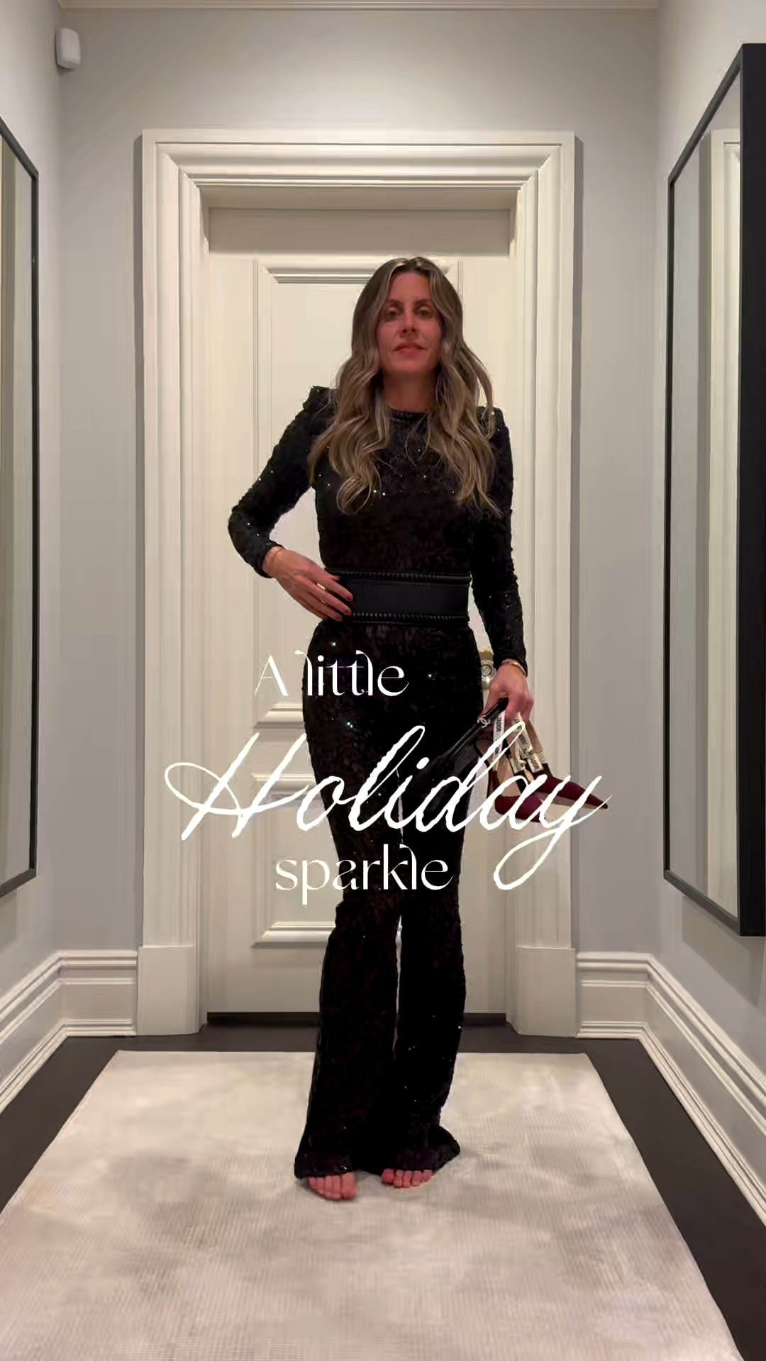 ✨ Holiday 2025 Fashion Find ✨
If you’re looking for that show stopping piece for your next holiday event check out this jumpsuit from Nadine Merabi.  This sparkly jumpsuit fits like a glove and is perfect for any holiday event💫 I’ve linked some of my wishlist items for all your holiday event needs. 
#HolidayFashion2025 #HolidayStyleInspo #PartyOutfitIdeas #NadineMerabi #LuxuryForLess #Over40Style #HolidayWardrobe #EveningStyle #HolidayOutfitIdeas #FashionOver40 #ChristmasPartyOutfit #NewYearsEveLook #HolidayStyleGuide #FestiveFashion #HolidayGlam

#LTKOver40 #LTKStyleTip #LTKHoliday