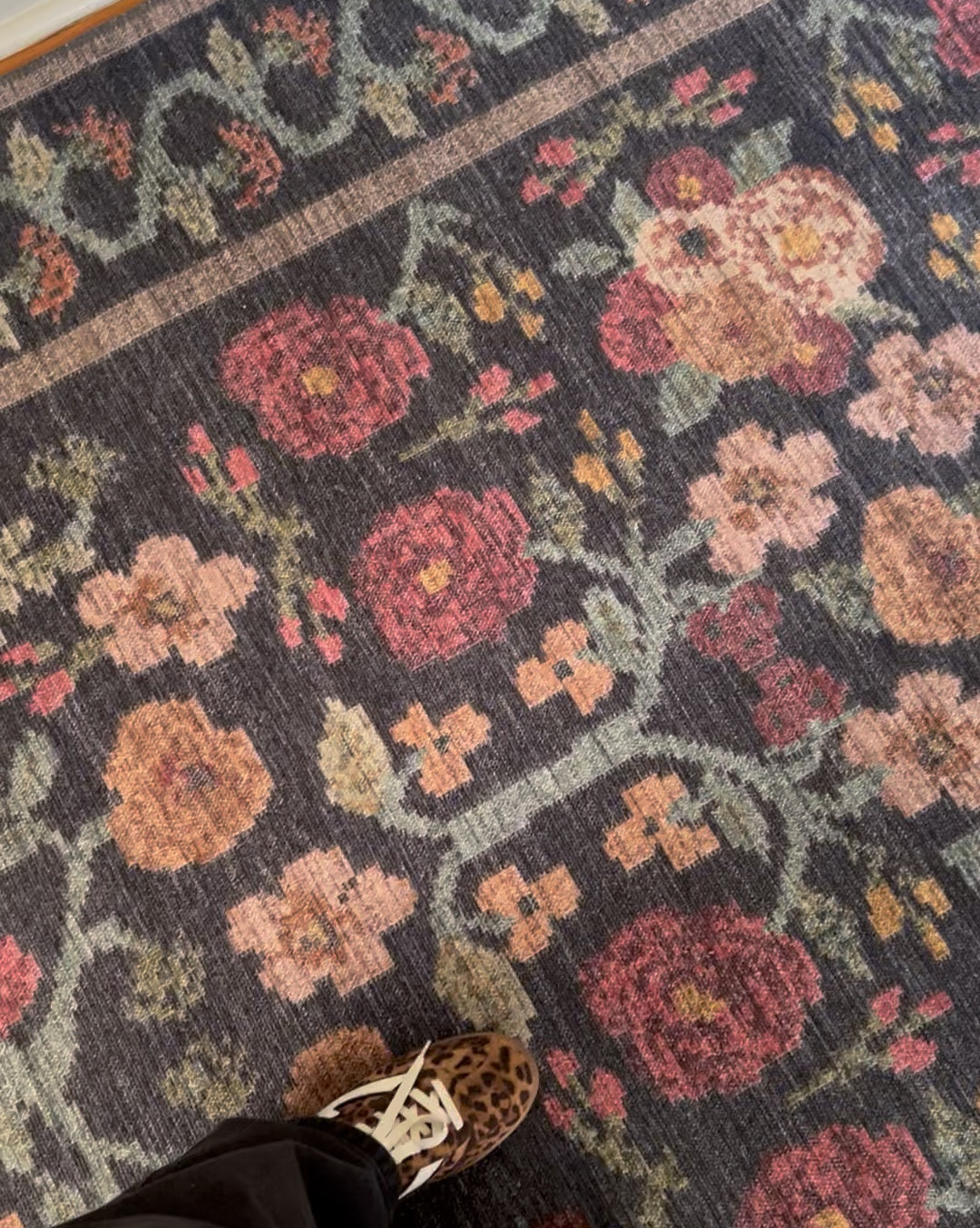 Loloi Rifle Paper Co. floral rug. It’s thin so if you prefer a rug more plush you will need a good rug mat

#LTKStyleTip #LTKHome