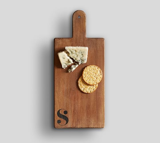 Alphabet Wood Cheese Board | Pottery Barn (US)