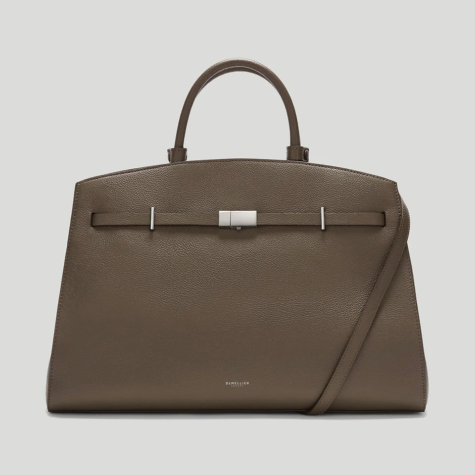 The Hudson | Dark Taupe Small Grain | DeMellier | DeMellier