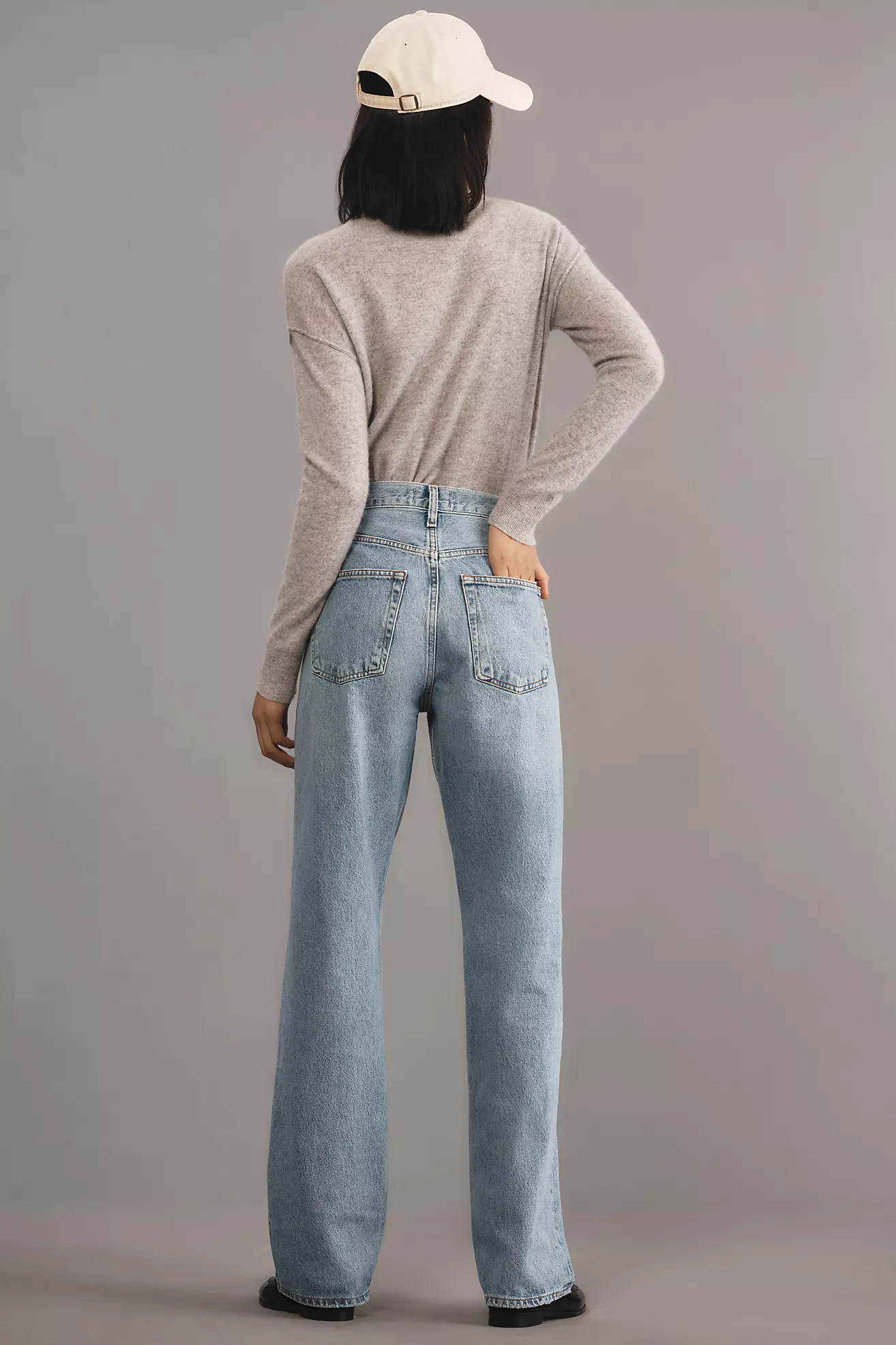 AGOLDE Kelly High-Rise Straight-Leg Jeans | Anthropologie (US)