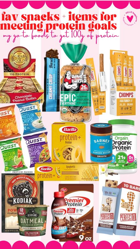 Fav snacks + items for meeting protein goals 

#LTKhome #LTKfitness #LTKover40
